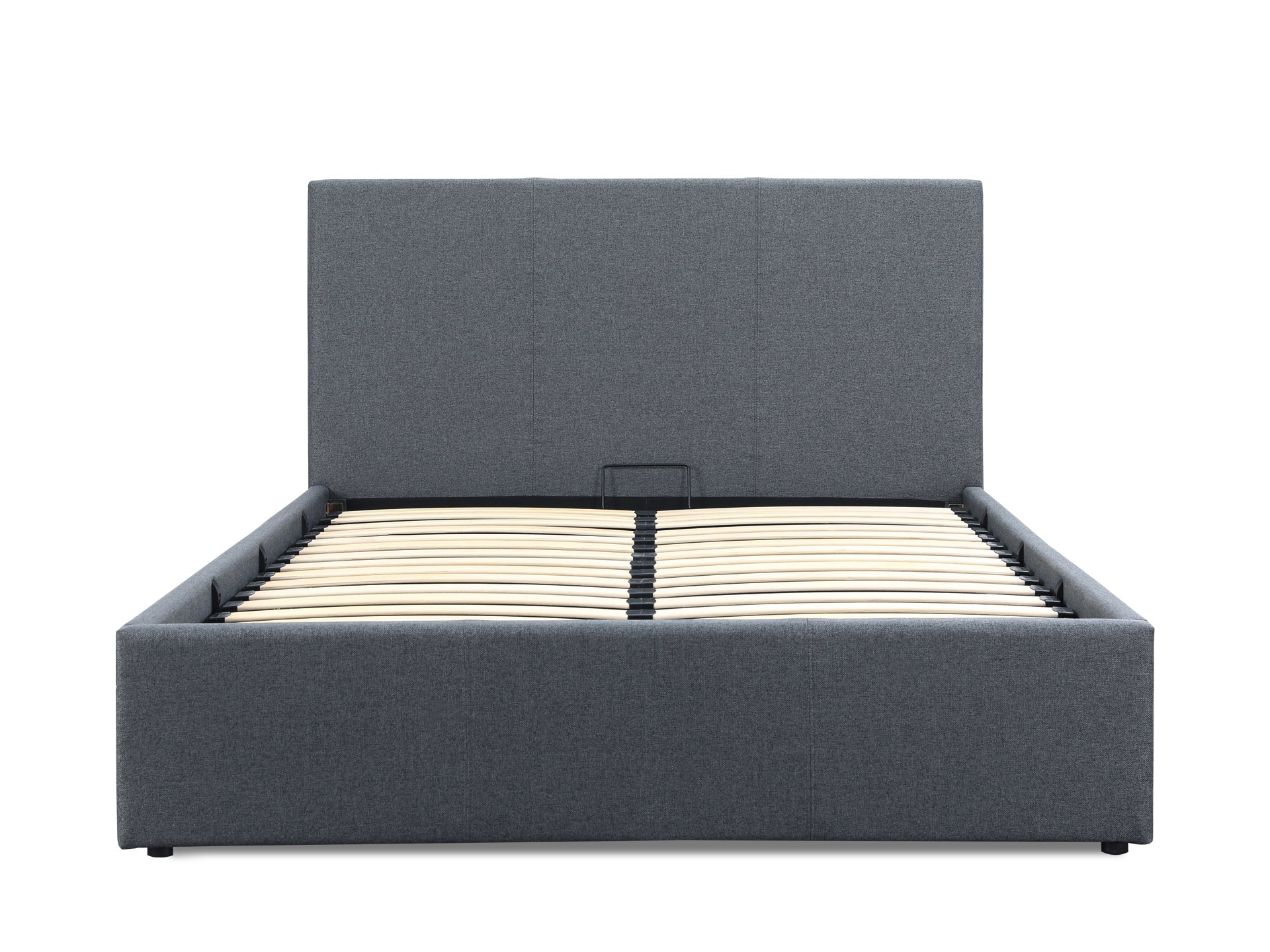 Carbine Double Gas Lift Storage Bed Frame - Dark Grey
