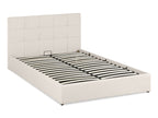 Torbert Queen Gas Lift Storage Bed Frame - Light Grey