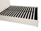 Torbert Queen Gas Lift Storage Bed Frame - Light Grey