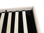 Torbert Queen Gas Lift Storage Bed Frame - Light Grey