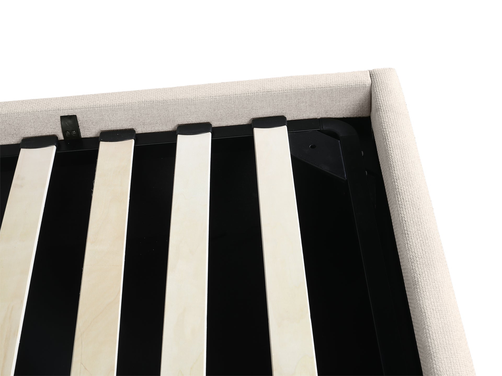 Torbert Queen Gas Lift Storage Bed Frame - Light Grey