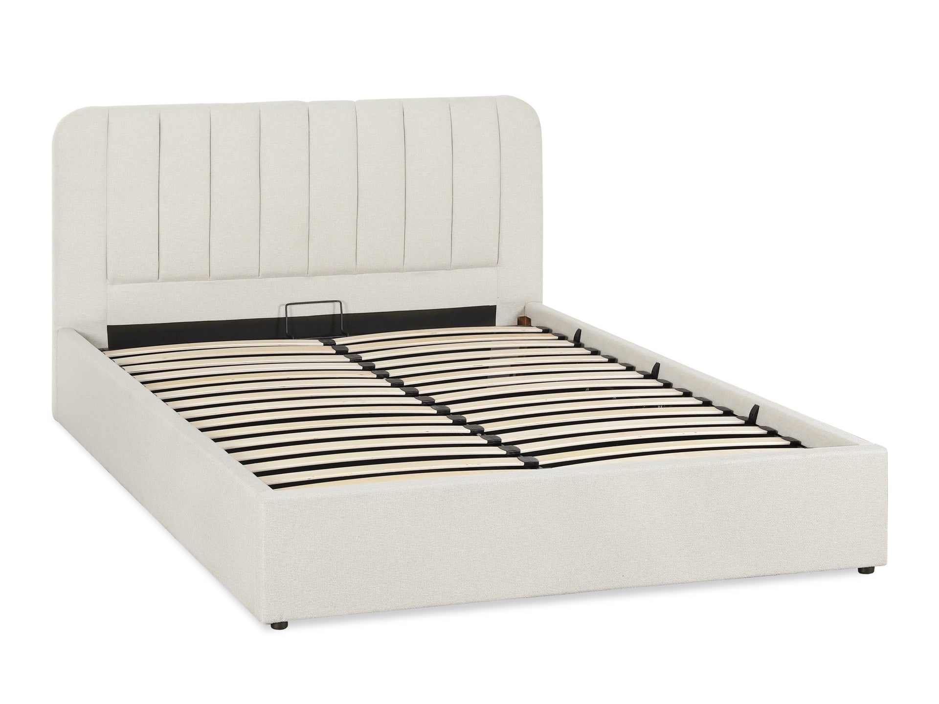 Victoria Queen Gas Lift Storage Bed Frame - Beige
