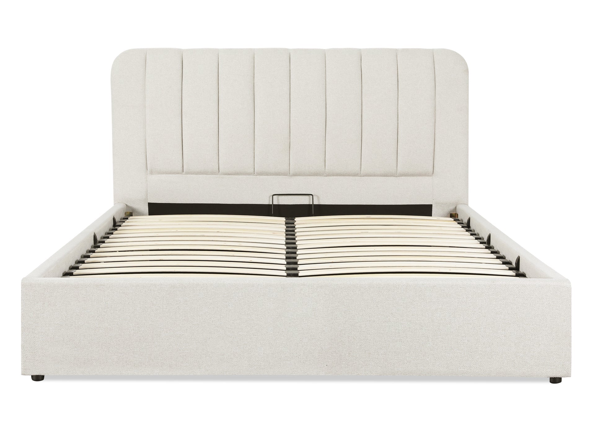 Victoria Queen Gas Lift Storage Bed Frame - Beige