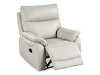 Charlton Leather Recliner Chair - Beige
