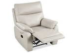 Charlton Leather Recliner Chair - Beige