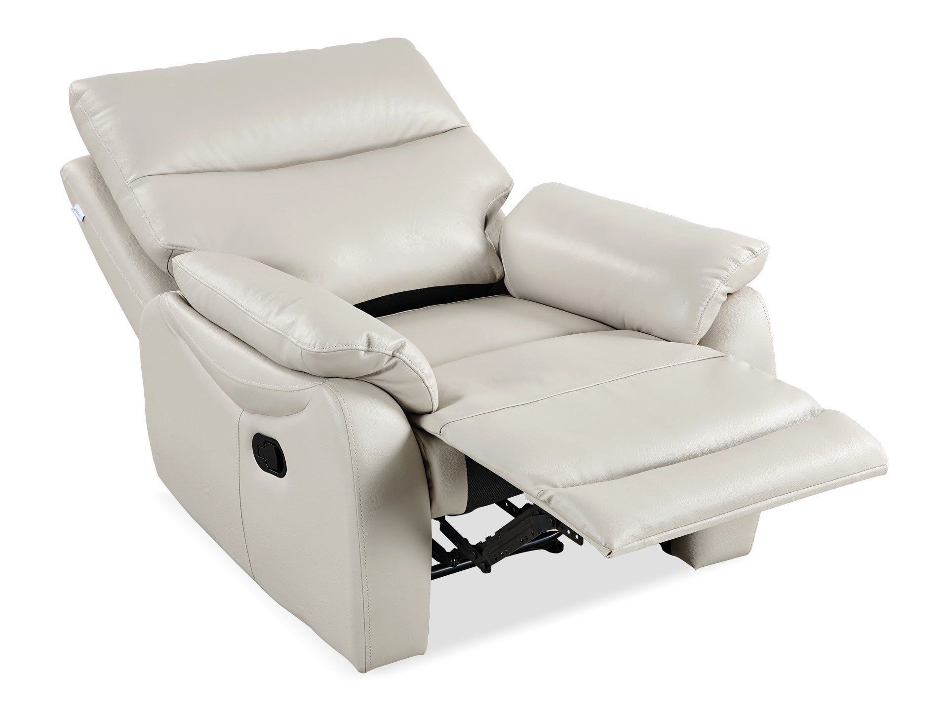 Charlton Leather Recliner Chair - Beige