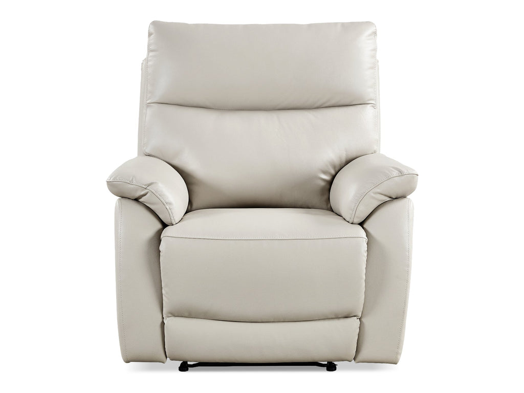 Charlton Leather Recliner Chair - Beige
