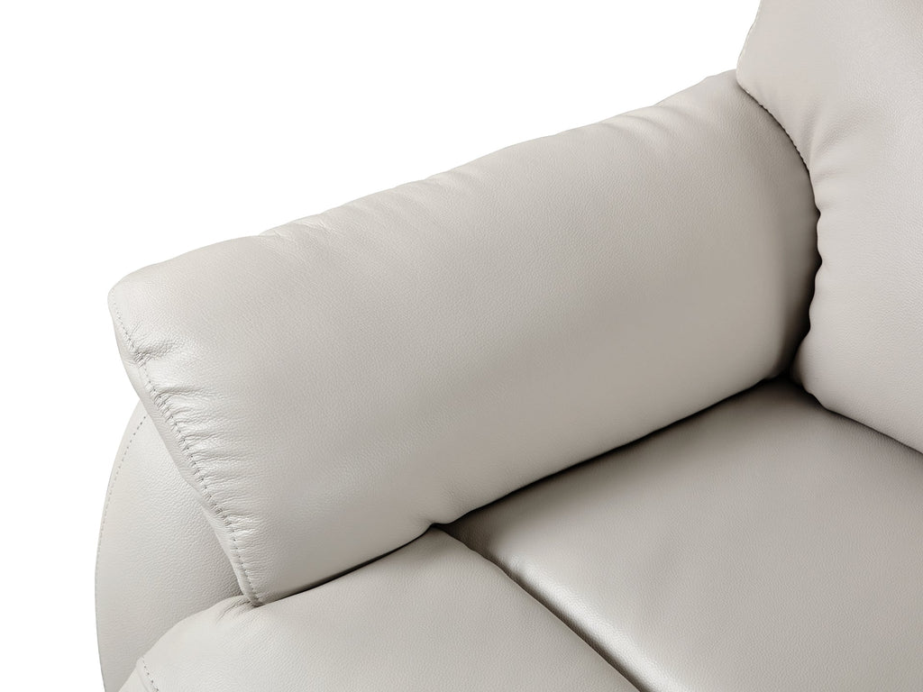 Charlton Leather Recliner Chair - Beige