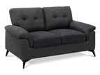 Darien 2 Seater Sofa - Dark Grey