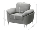 Visalia Occasional Chair - Dark Grey