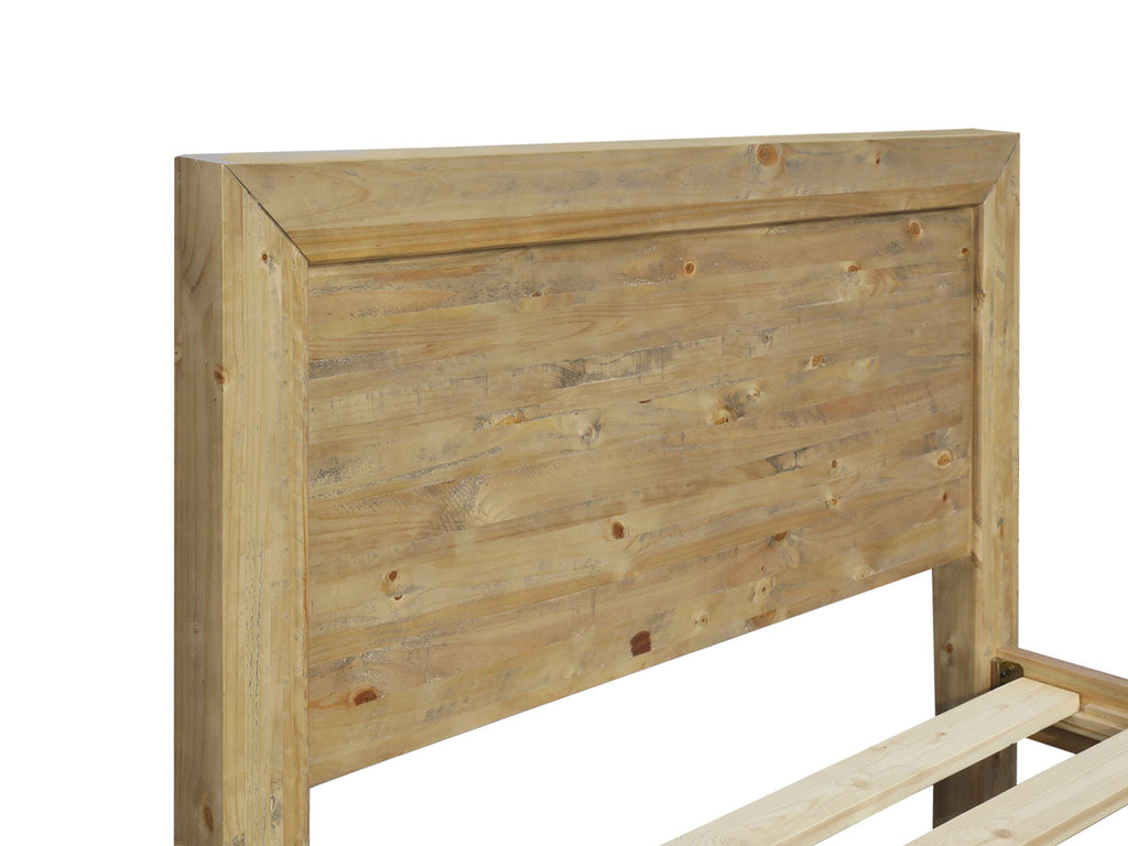 Argento Solid Wood Queen Bed Frame - Delhi