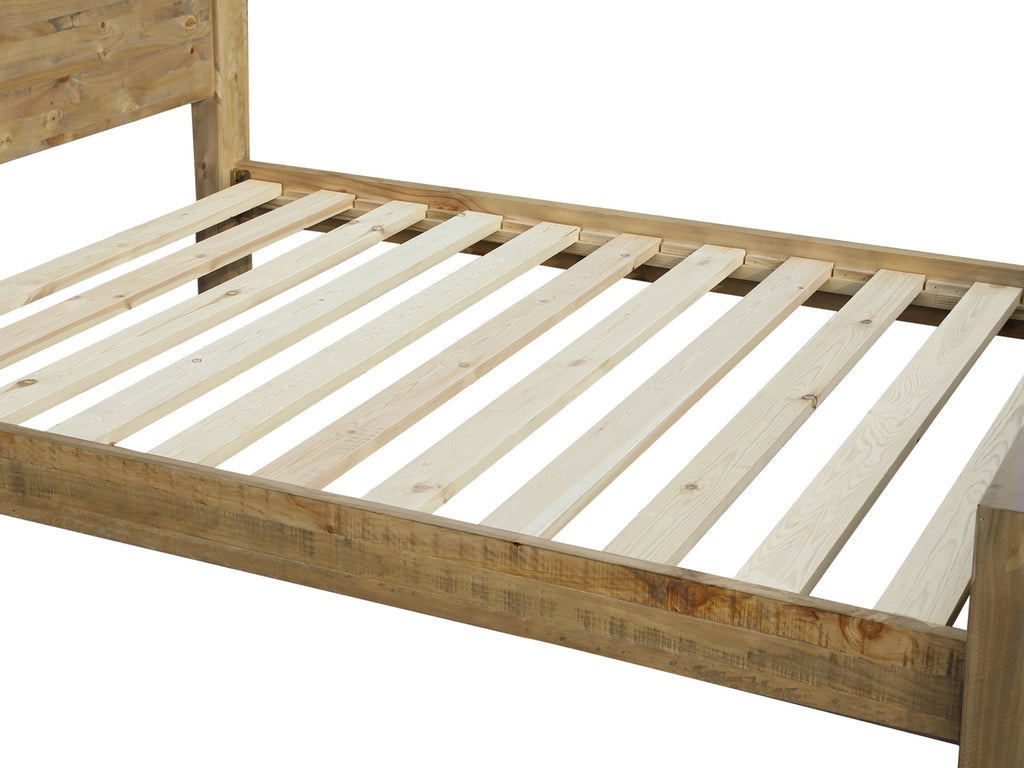 Argento Solid Wood Queen Bed Frame - Delhi