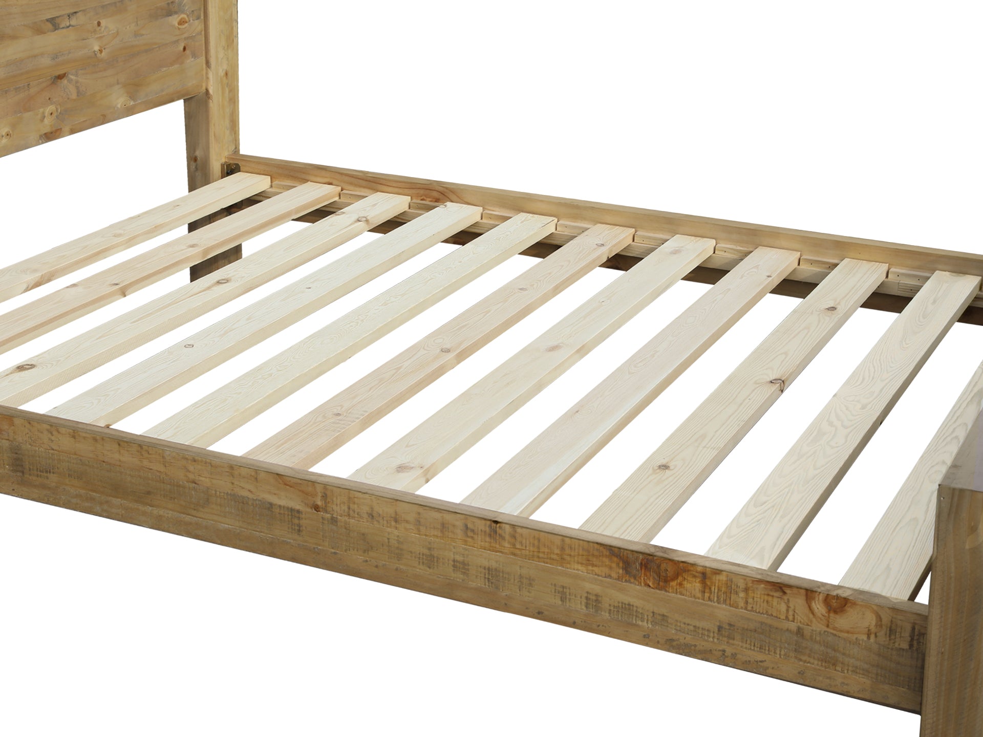 Argento Solid Wood Queen Bed Frame - Delhi