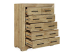 Argento Solid Wood 6 Drawer Tallboy - Delhi