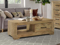 Argento Solid Wood Coffee Table - Delhi