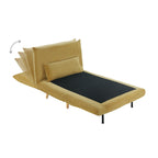 Hastings 1 Seater Fold-Out Sofa Bed - Yellow