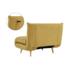 Hastings 1 Seater Fold-Out Sofa Bed - Yellow