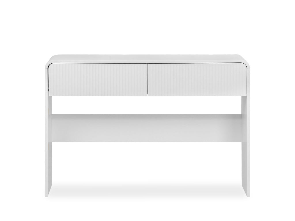 Cannock  Console Table With 2 Drawers - White