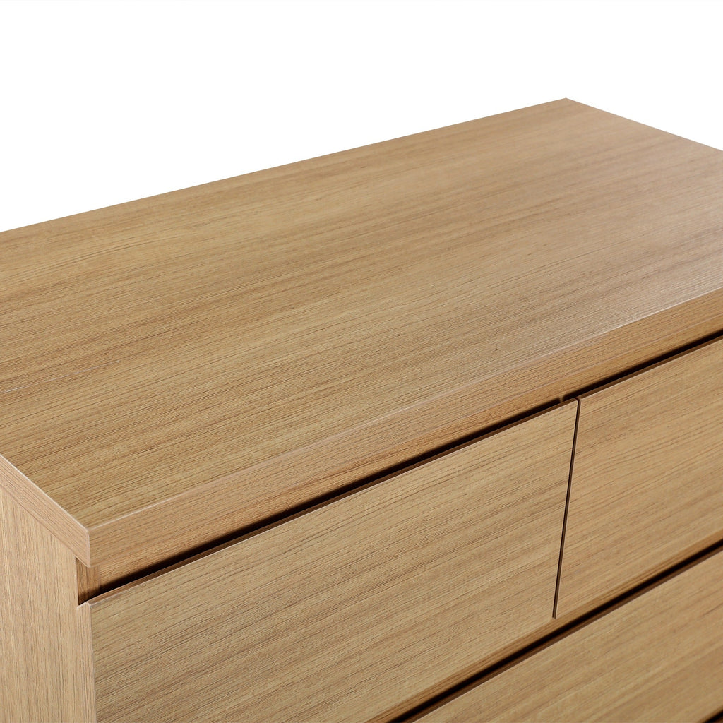 TONGASS 5 Drawer Tallboy - OAK