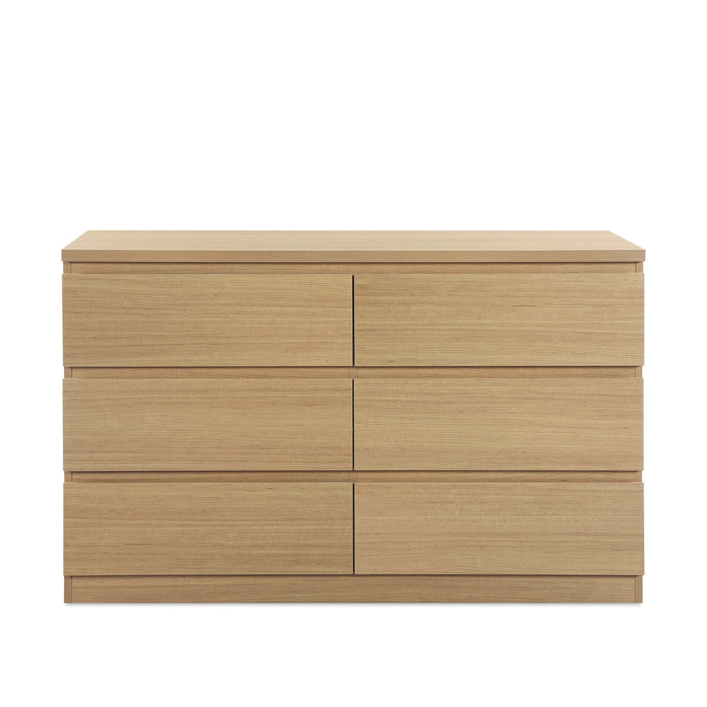 TONGASS 6 Drawer Lowboy - OAK