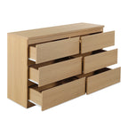 TONGASS 6 Drawer Lowboy - OAK