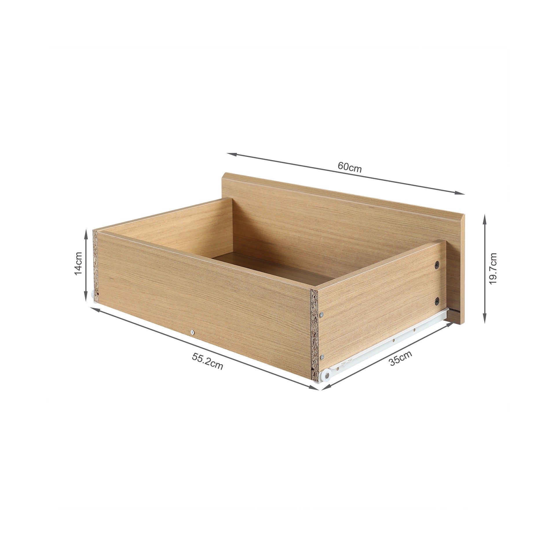 TONGASS 6 Drawer Lowboy - OAK