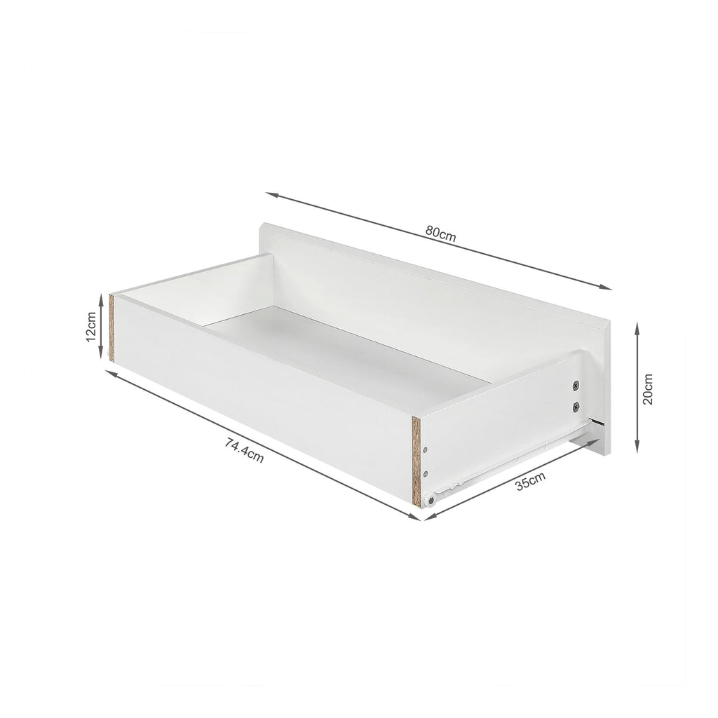 TONGASS Bookshelf Display Shelf - WHITE