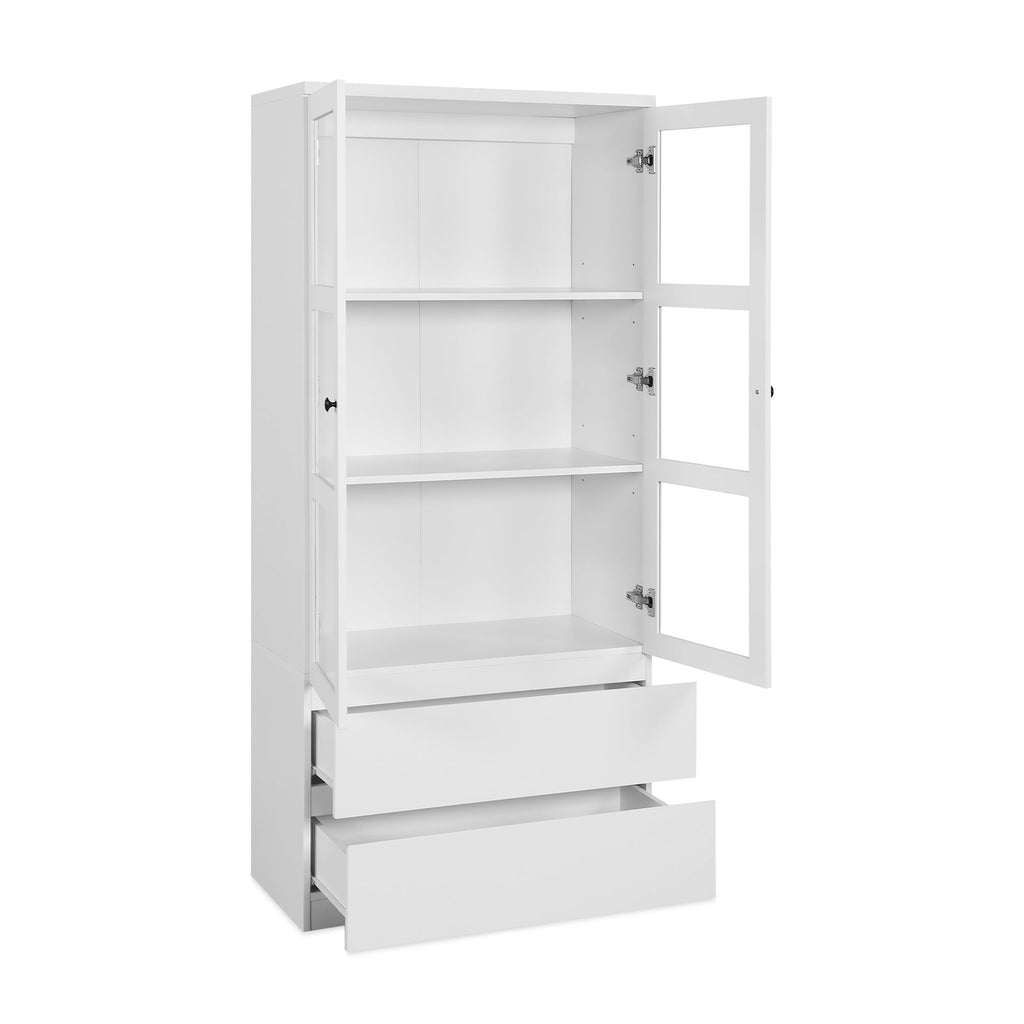 TONGASS Bookshelf Display Shelf - WHITE