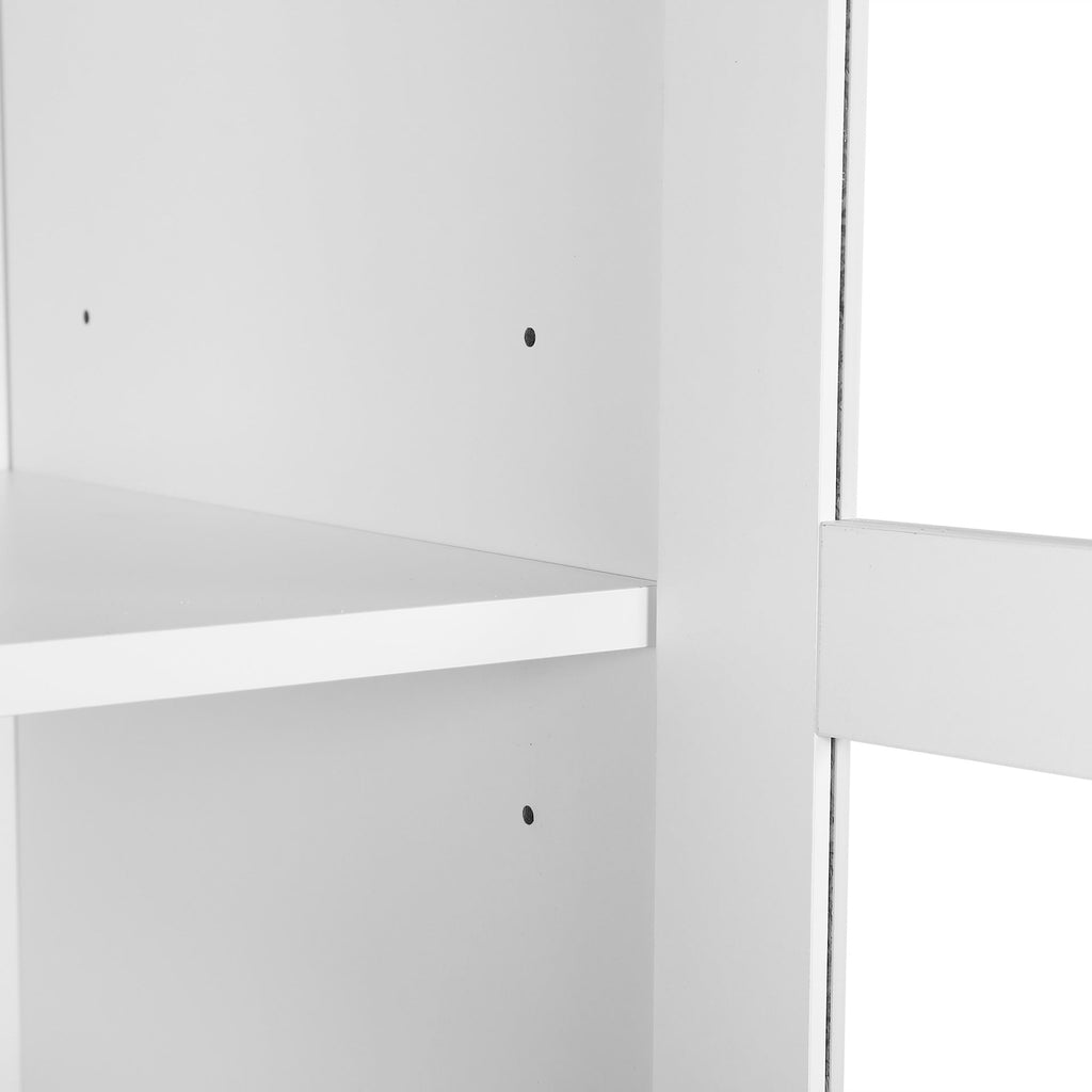 TONGASS Bookshelf Display Shelf - WHITE