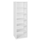 PAYETTE 6 Shelf Wardrobe - WHITE
