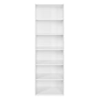 PAYETTE 6 Shelf Wardrobe - WHITE