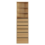 PAYETTE 6 Drawer & 3 Shelf Wardrobe - OAK