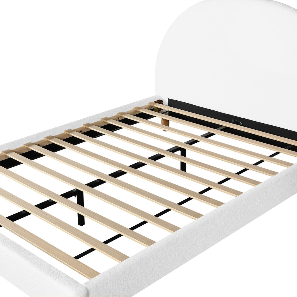 Moruisg Double Bed Frame - White