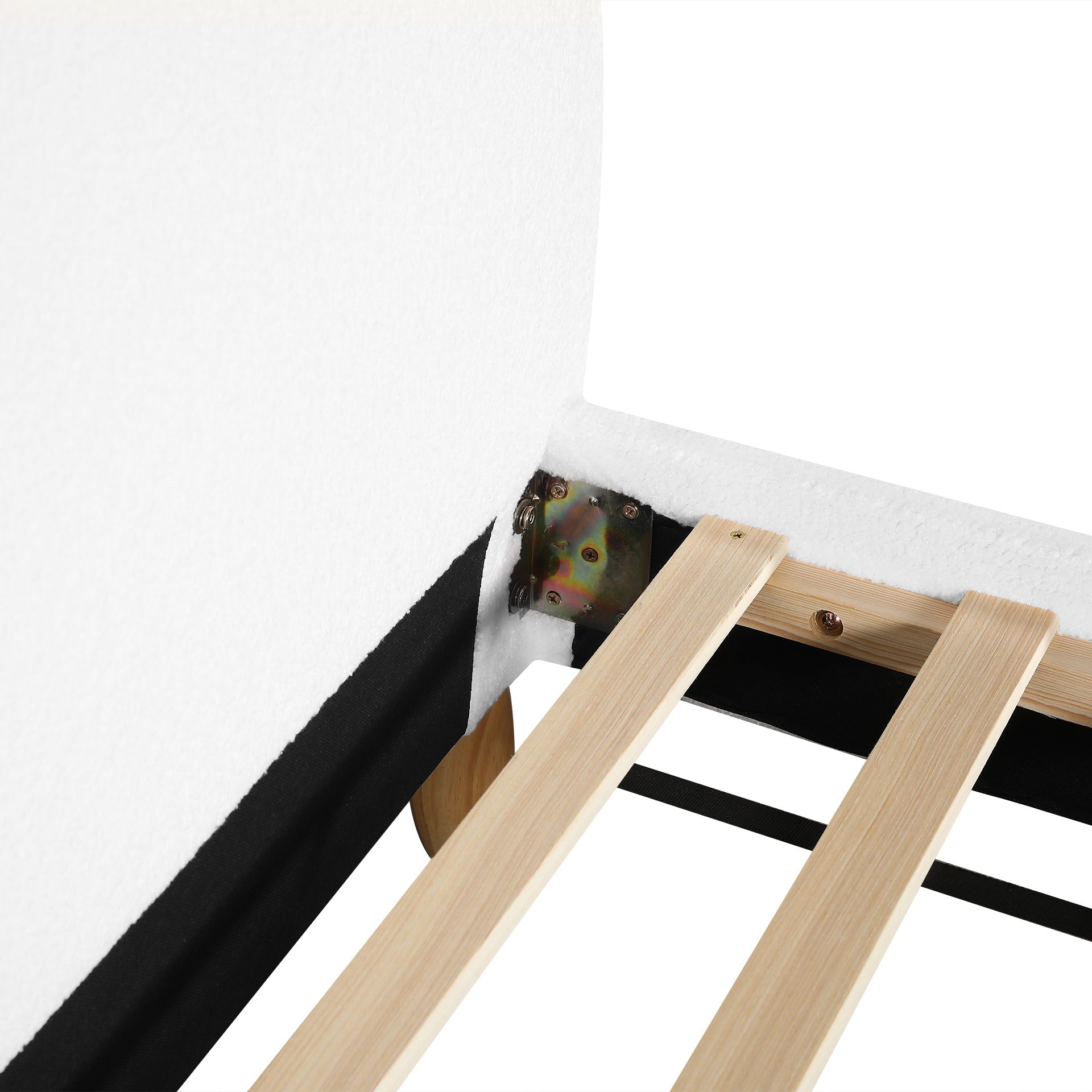 MORUISG King Bed Frame - White