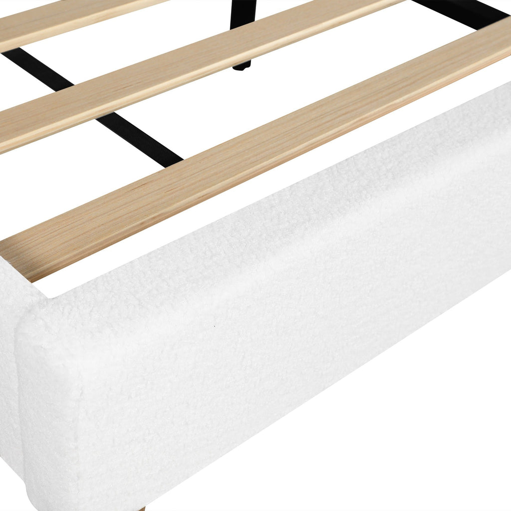 GAIRICH Double Bed Frame - White