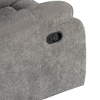Silverdale Fabric Manual Recliner Corner Sofa - Grey
