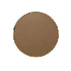 Echo Round Wooden Framed Wall Mirror 60cm - Light Wood