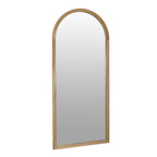 Halo Arched Full Length Mirror 180cm - Light Wood