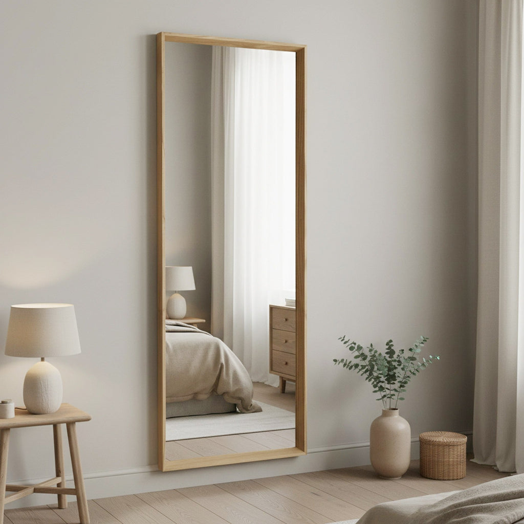 Form Full Length Mirror 165cm - Light Wood