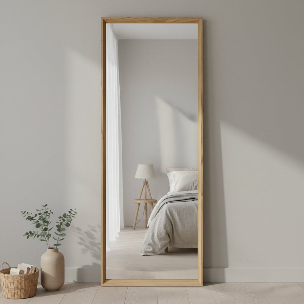 Form Full Length Mirror 165cm - Light Wood