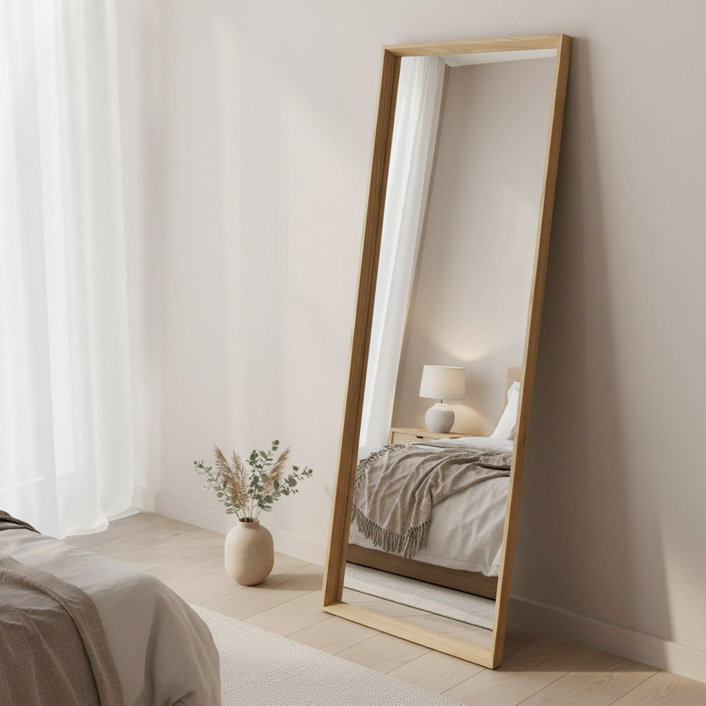 Form Full Length Mirror 165cm - Light Wood