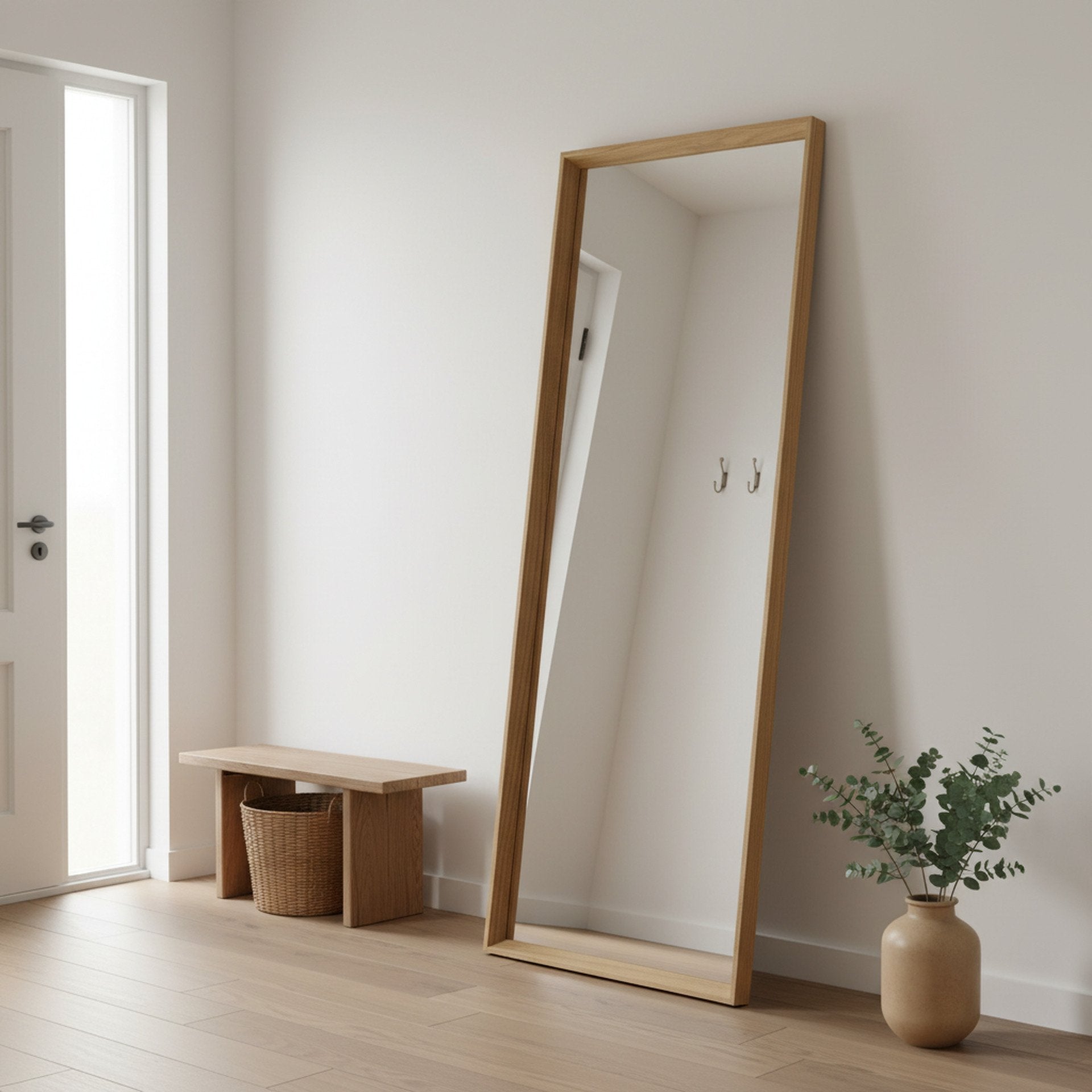 Form Full Length Mirror 165cm - Light Wood