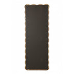 Ripple Wavy Wooden Full Length Mirror 160cm - Light Wood