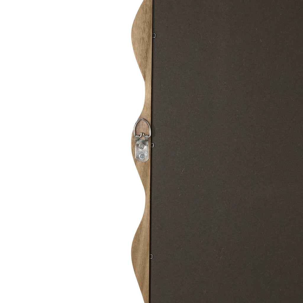 Ripple Wavy Wooden Full Length Mirror 160cm - Light Wood