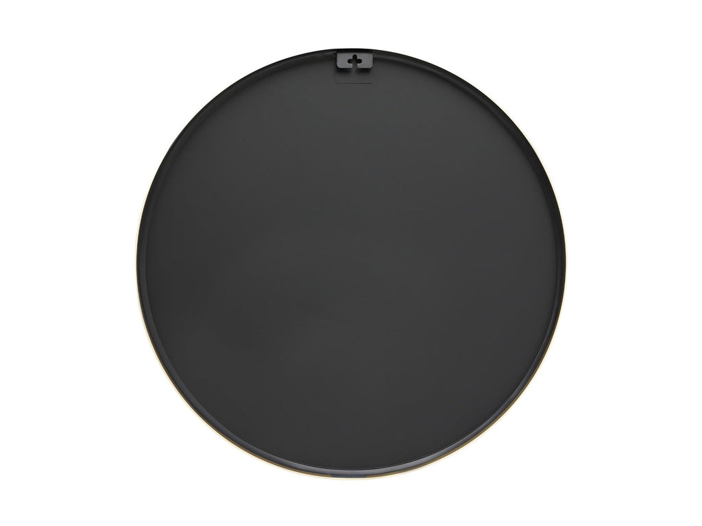 Aura Round Metal Framed Wall Mirror 80cm - Gold