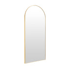Archie Metal Arched Full Length Mirror - Gold