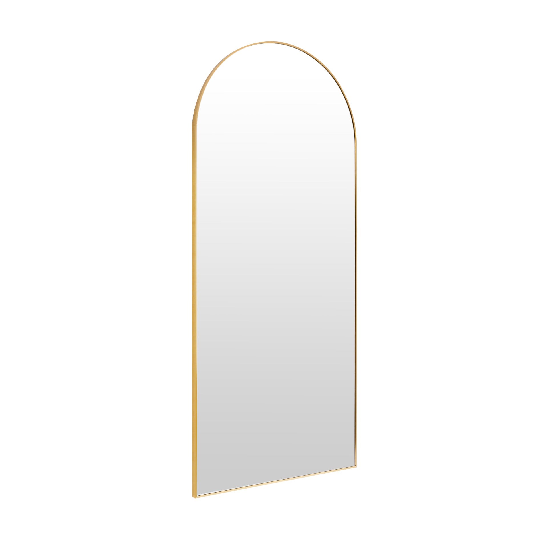 Archie Metal Arched Full Length Mirror - Gold