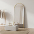 Archie Metal Arched Full Length Mirror - Gold