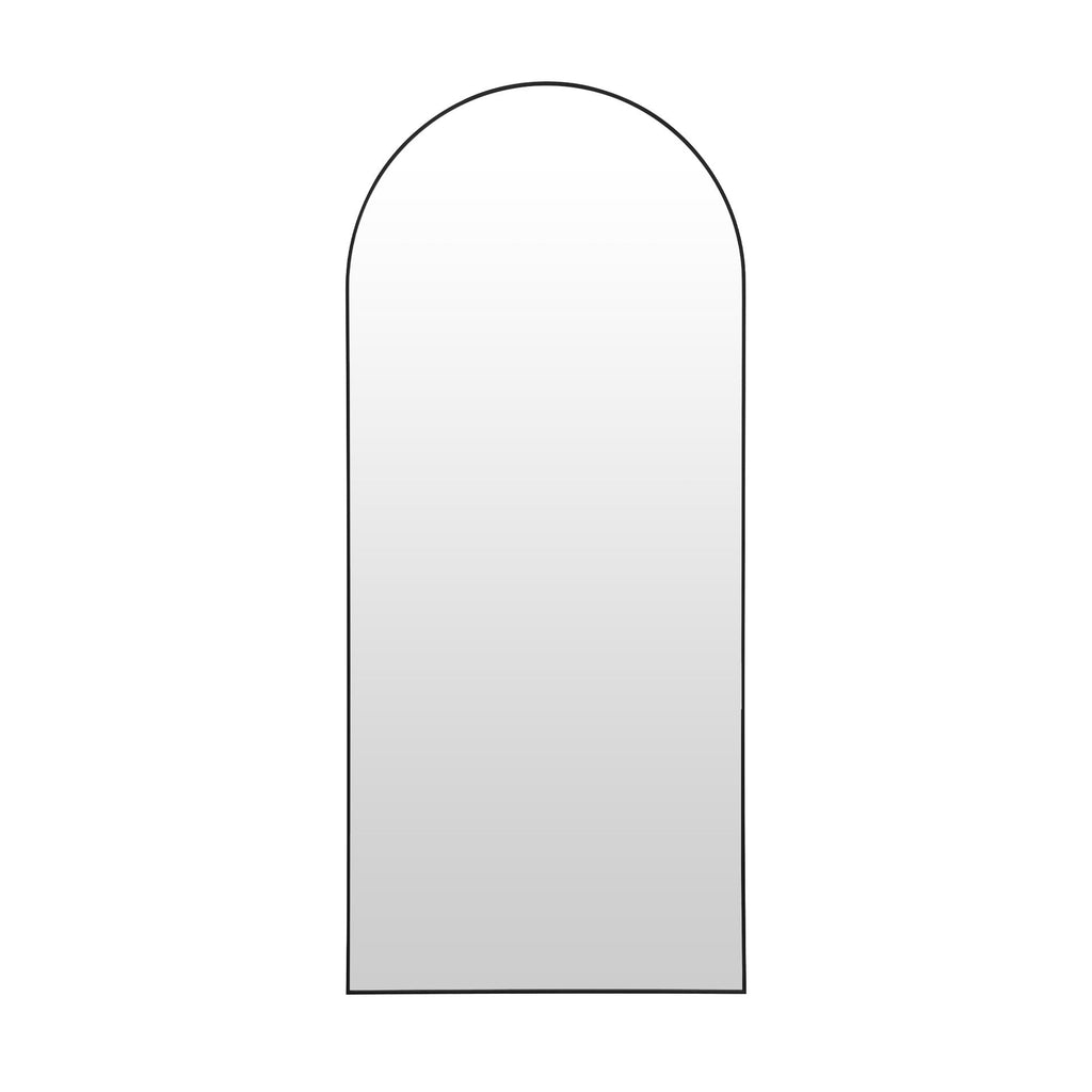 Archie Metal Arched Full Length Mirror - Black