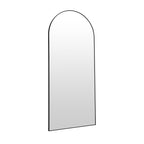 Archie Metal Arched Full Length Mirror - Black